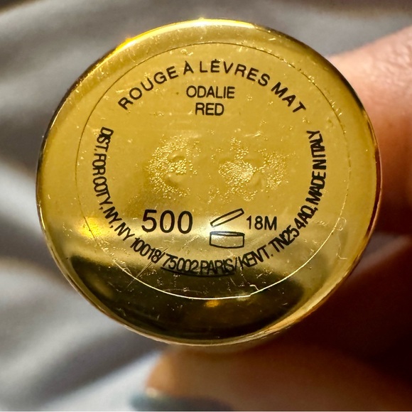 GUCCI Rouge A Levres Voile Lip Colour~Odelie RED 500~ 3.5g~NIB - Picture 9 of 9